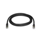 StarTech.com - Cable de 2m de Red Ethernet RJ45 Cat6a Blindado STP - Cable sin Enganche Snagless - Negro