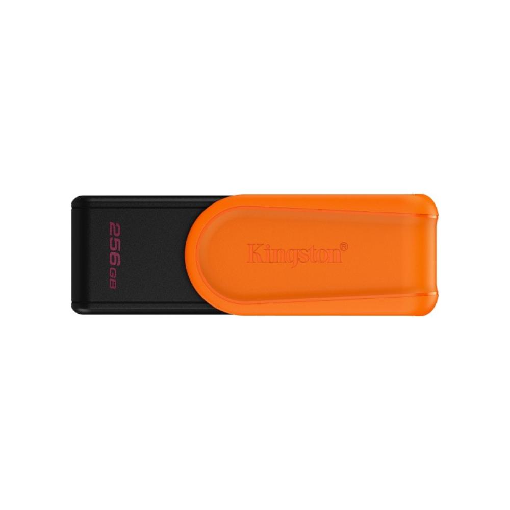 Kingston Technology - DataTraveler 256GB Portable USB 3.2 Gen 1 Exodia S (Black/Orange)