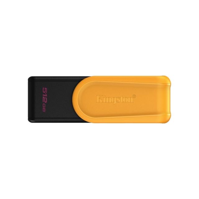 Kingston Technology - DataTraveler 512GB Portable USB 3.2 Gen 1 Exodia S (Black/Yellow)
