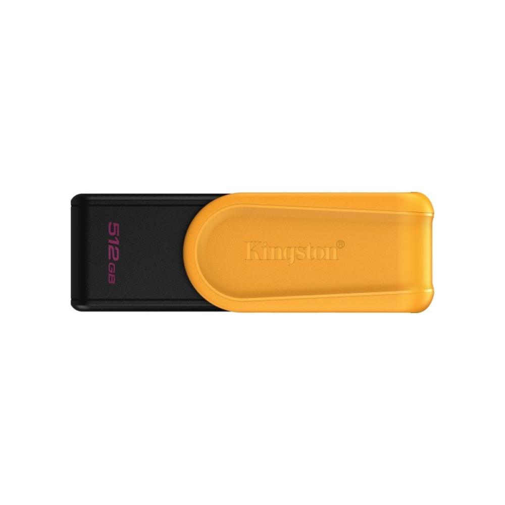 Kingston Technology - DataTraveler 512GB Portable USB 3.2 Gen 1 Exodia S (Black/Yellow)