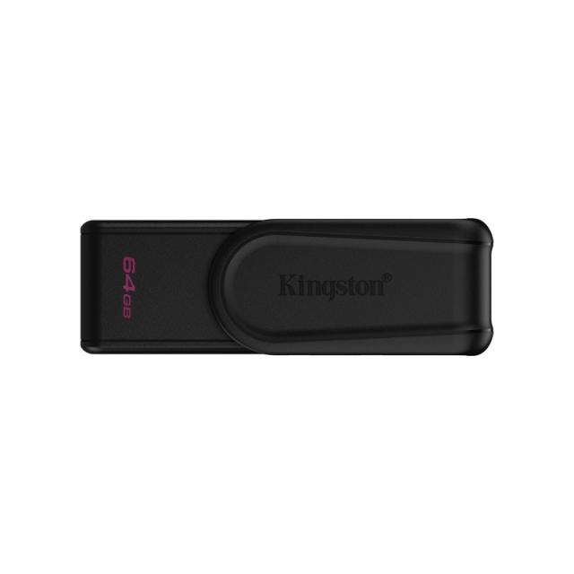 Kingston Technology - DataTraveler 64GB Portable USB 3.2 Gen 1 Exodia S (Black/Black)