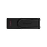 Kingston Technology - DataTraveler 64GB Portable USB 3.2 Gen 1 Exodia S (Black/Black)