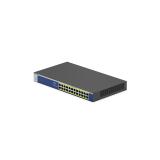 NETGEAR - GS524PP No administrado Gigabit Ethernet (10/100/1000) Energía sobre Ethernet (PoE) Gris