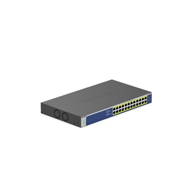 NETGEAR - GS524PP No administrado Gigabit Ethernet (10/100/1000) Energía sobre Ethernet (PoE) Gris