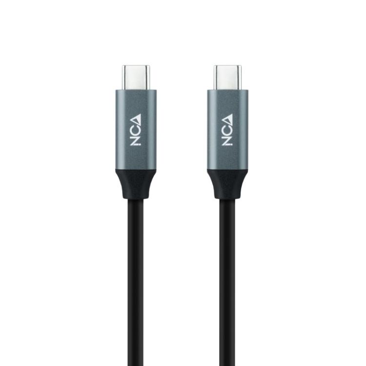 Nanocable - Cable USB 3.2 Gen2x2 20Gbps 5A/100W 4K/60Hz USB-C/M-USB-C/M, 1 m