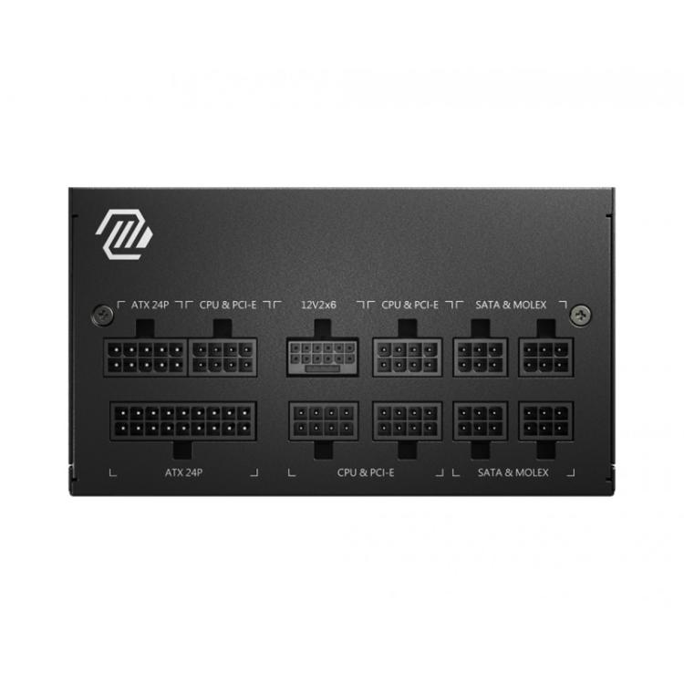 MSI - MAG A750GL PCIE5 unidad de fuente de alimentación 750 W 20+4 pin ATX ATX Negro