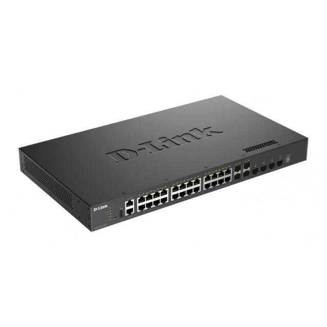 D-Link - DXS-3410-32XY switch Gestionado L3 Fast Ethernet (10/100) Negro