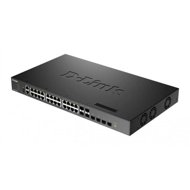 D-Link - DXS-3410-32XY switch Gestionado L3 Fast Ethernet (10/100) Negro