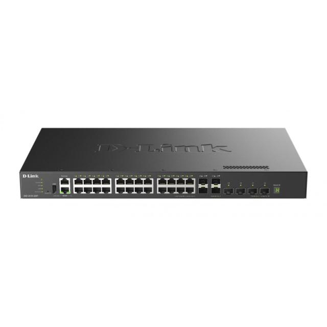 D-Link - DXS-3410-32XY switch Gestionado L3 Fast Ethernet (10/100) Negro