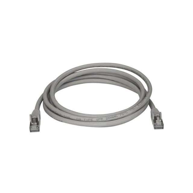 StarTech.com - Cable de 2m de Red Ethernet RJ45 Cat6a Blindado STP - Cable sin Enganche Snagless - Gris