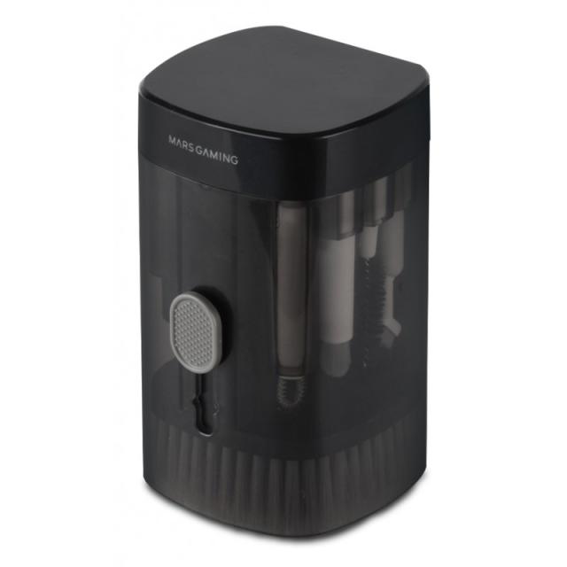 Mars Gaming - MA-KIT, Kit de Limpieza Multifunción 21en1, Diseño Compacto y Portátil, Cepillos Suaves y Paño Sin Pelusa, Kit Lim