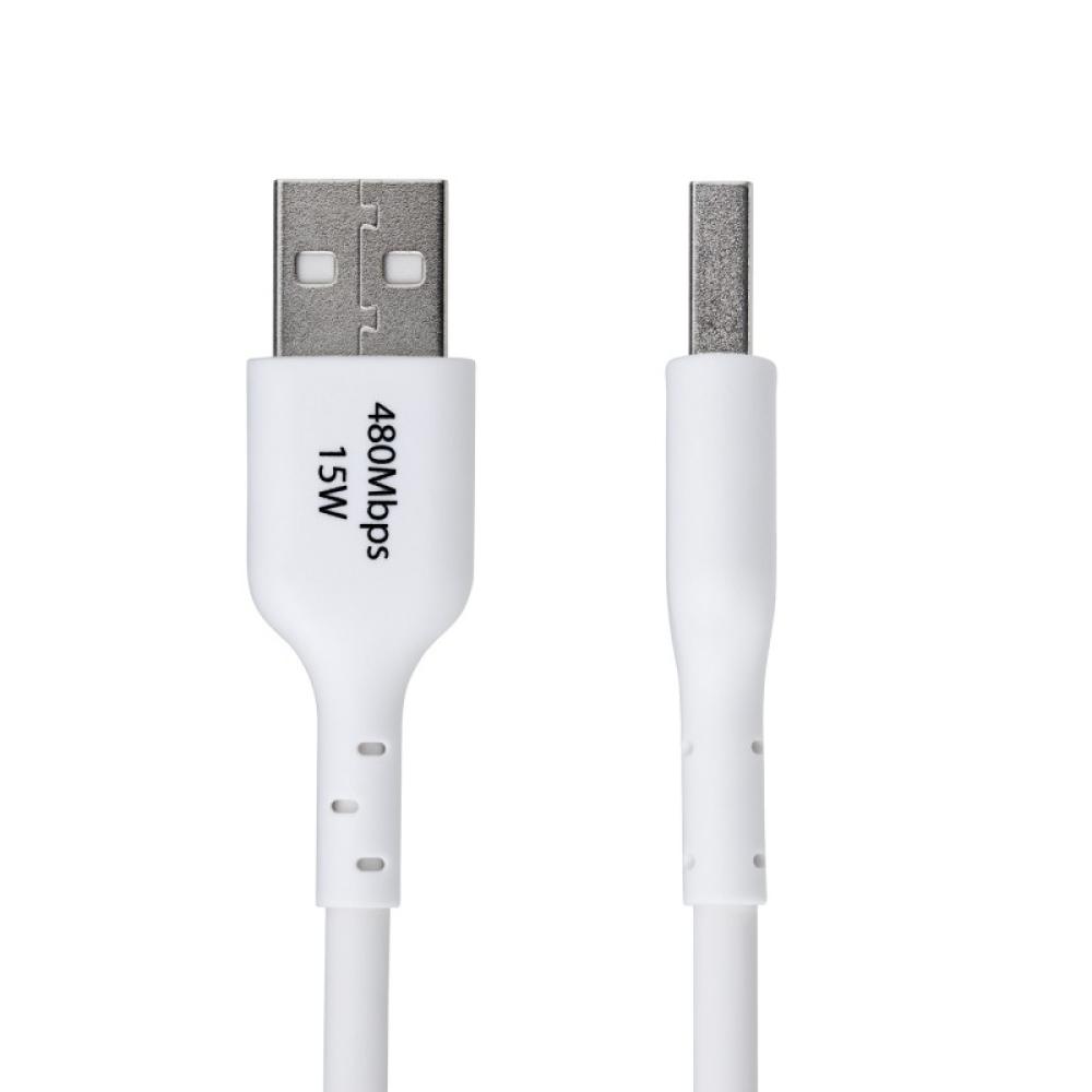 StarTech.com - Cable Cargador USB-A a USB-C de 3m - Cable Adaptador USB-A a USB Tipo C - 3A - Cable de Carga y S - USB2AC3MNCWHE