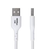 StarTech.com - Cable Cargador USB-A a USB-C de 3m - Cable Adaptador USB-A a USB Tipo C - 3A - Cable de Carga y S - USB2AC3MNCWHE