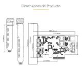StarTech.com - Tarjeta PCIe de 5 Puertos USB de 10Gbps 4x USB-C / 1x USB-A - Hub Concentrador Interno USB 3.2 de 10Gbps - Tarjet