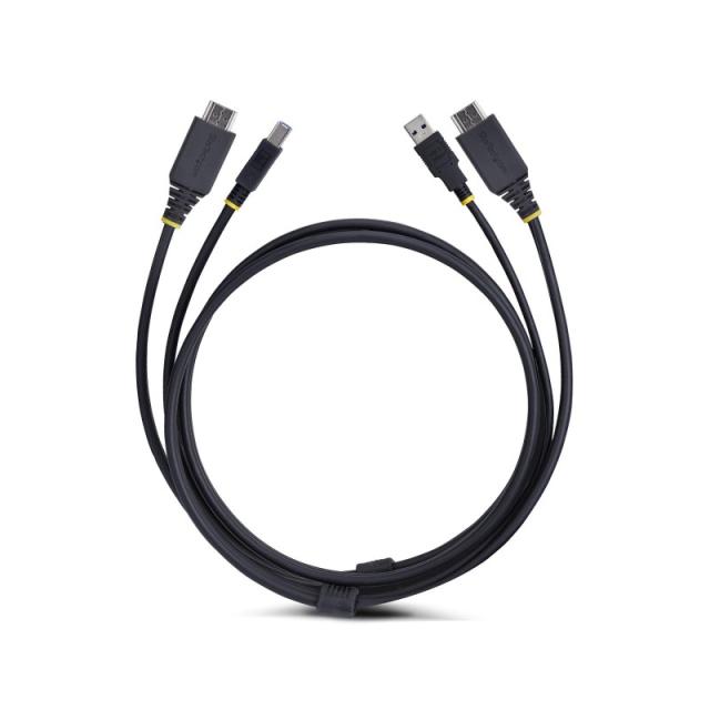 StarTech.com - Cable KVM HDMI y USB 3.0 5Gbps de 3m - 4K 60Hz - Cable Combo HDMI 2.0 y USB para Switch Conmutador KVM