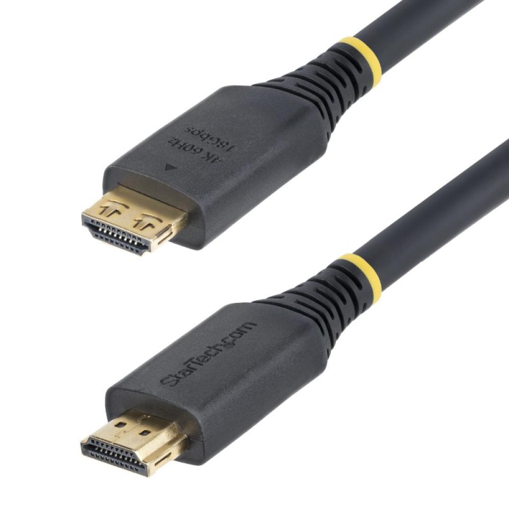 StarTech.com - Cable HDMI Activo de Alta Velocidad de 6m con Conectores con Agarre - 4K 60Hz/1440p 144Hz - HDR10/HDCP 2.2/ARC -