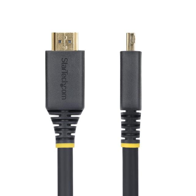 StarTech.com - Cable HDMI Activo de Alta Velocidad de 6m con Conectores con Agarre - 4K 60Hz/1440p 144Hz - HDR10/HDCP 2.2/ARC -