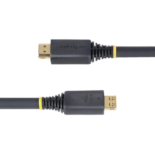 StarTech.com - Cable HDMI Activo de Alta Velocidad de 6m con Conectores con Agarre - 4K 60Hz/1440p 144Hz - HDR10/HDCP 2.2/ARC -
