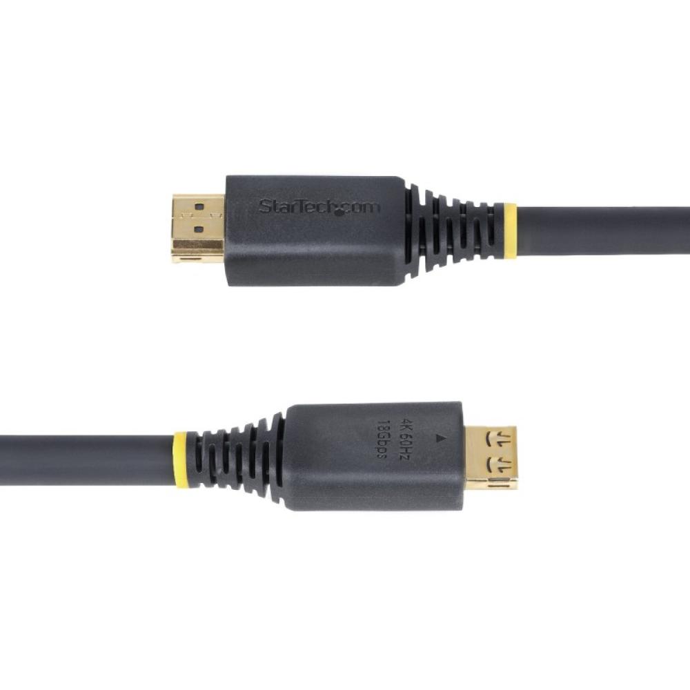 StarTech.com - Cable HDMI Activo de Alta Velocidad de 6m con Conectores con Agarre - 4K 60Hz/1440p 144Hz - HDR10/HDCP 2.2/ARC -