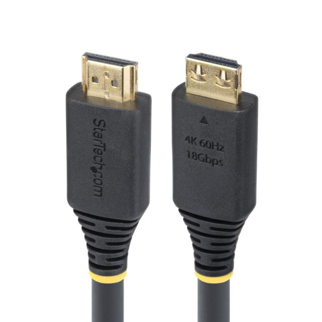 StarTech.com - Cable HDMI Activo de Alta Velocidad de 6m con Conectores con Agarre - 4K 60Hz/1440p 144Hz - HDR10/HDCP 2.2/ARC -