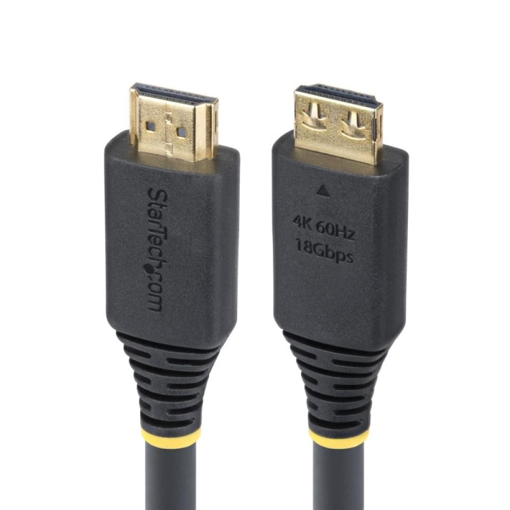 StarTech.com - Cable HDMI Activo de Alta Velocidad de 6m con Conectores con Agarre - 4K 60Hz/1440p 144Hz - HDR10/HDCP 2.2/ARC -