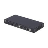 StarTech.com - Switch KVM DisplayPort de 2 Puertos y 2 Pantallas - Conmutador KVM con Hub USB de 4 Puertos - con Matriz de Vídeo
