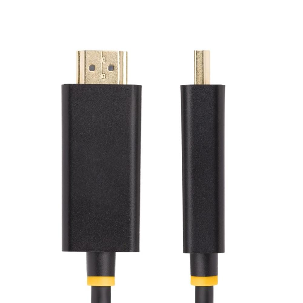 StarTech.com - Cable Adaptador DisplayPort a HDMI de 2m - 4K 60Hz con HDR - Cable DP a HDMI 2.0b - Conversor Activo de Vídeo - C