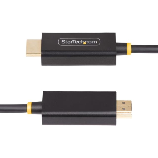 StarTech.com - Cable Adaptador DisplayPort a HDMI de 2m - 4K 60Hz con HDR - Cable DP a HDMI 2.0b - Conversor Activo de Vídeo - C
