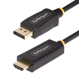 StarTech.com - Cable Adaptador DisplayPort a HDMI de 2m - 4K 60Hz con HDR - Cable DP a HDMI 2.0b - Conversor Activo de Vídeo - C