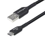 StarTech.com - Cable Cargador USB-A a USB-C de 4m - Cable Adaptador USB-A a USB Tipo C - 3A - Cable de Carga y Sincronización -