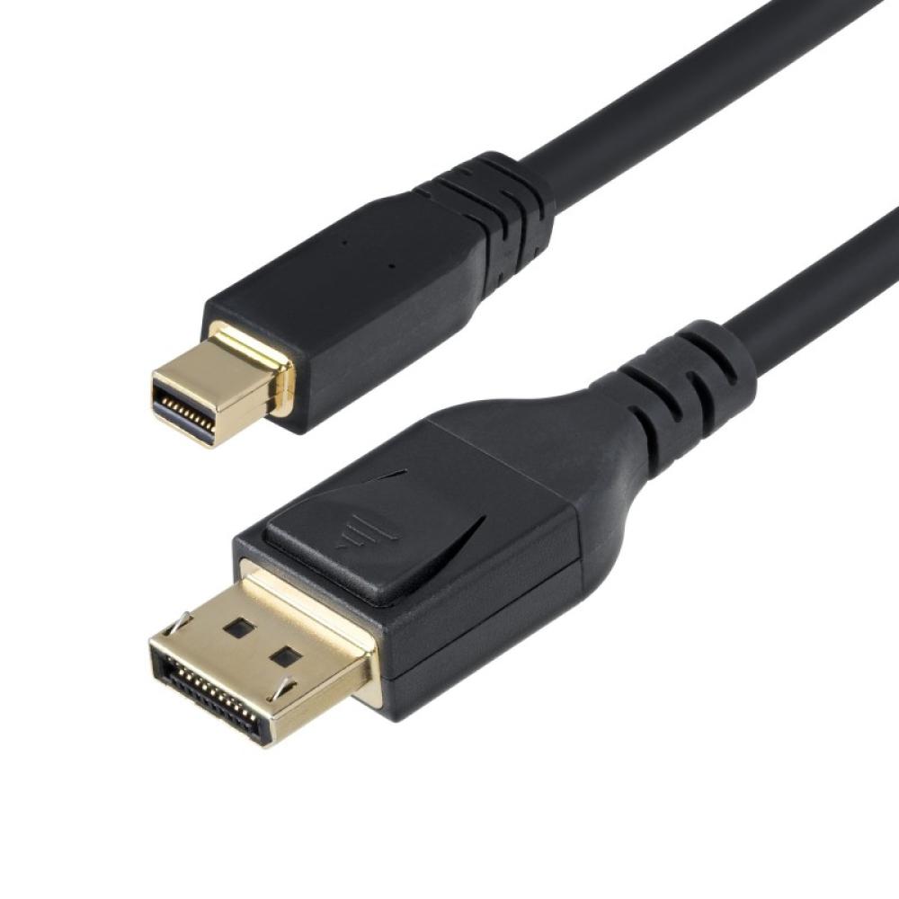 StarTech.com - Cable Mini DisplayPort a DisplayPort 1.4 de 3m - 8K 60Hz - HBR3 - Adaptador MiniDP a DisplayPort - UHD 4K 120Hz -