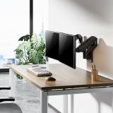 AISENS - Soporte De Pared Pro Contrapeso Giratorio E Inclinable Para Monitor/tv 9kg (3 Pivotes, 2 Brazos) De 17-32, Negro