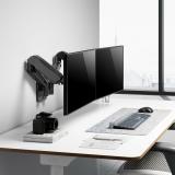 AISENS - Soporte De Pared Pro Contrapeso Giratorio E Inclinable Para Monitor/tv 9kg (3 Pivotes, 2 Brazos) De 17-32, Negro