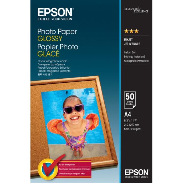 Epson - Photo Paper Glossy - A4 - 50 Hojas