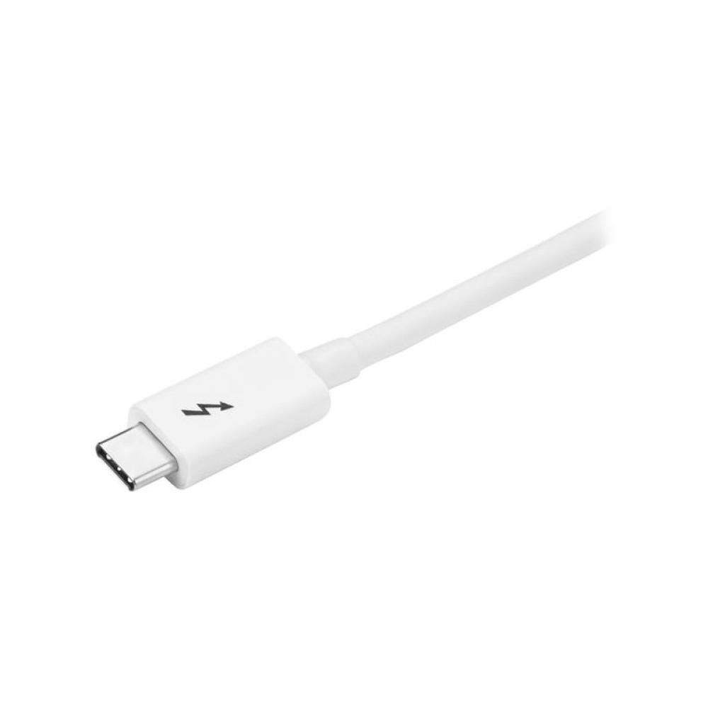 StarTech.com - Cable Thunderbolt 3 Pasivo de 2m - 20Gbps - PD 100W - Vídeo 4K - Cable Thunderbolt - Certificado Thu - TBLT3MM2MW