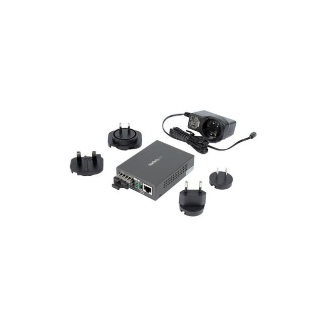 StarTech.com - MCMGBSCMM055 convertidor de medio 1000 Mbit/s 850 nm Multimodo Negro