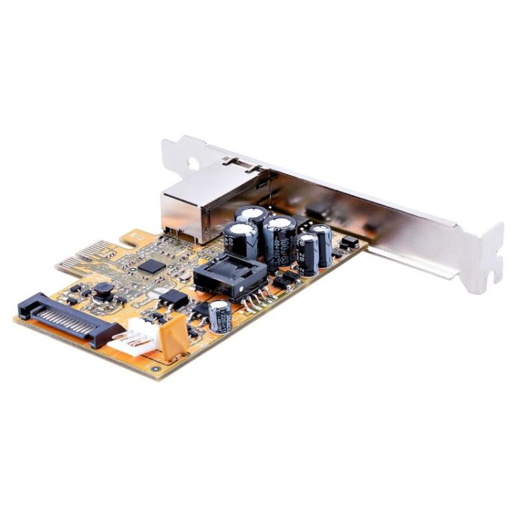 StarTech.com - Tarjeta de Red PCIe de 1 Puerto PoE de 2,5Gbps - Adaptador Ethernet LAN RJ45 - NIC PoE de 30W 802.3at para Ordena