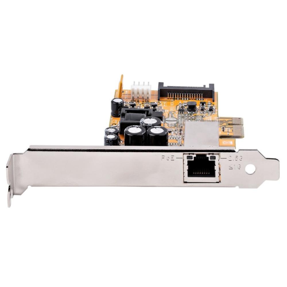 StarTech.com - Tarjeta de Red PCIe de 1 Puerto PoE de 2,5Gbps - Adaptador Ethernet LAN RJ45 - NIC PoE de 30W 802.3at para Ordena