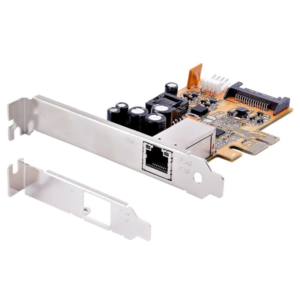 StarTech.com - Tarjeta de Red PCIe de 1 Puerto PoE de 2,5Gbps - Adaptador Ethernet LAN RJ45 - NIC PoE de 30W 802.3at para Ordena