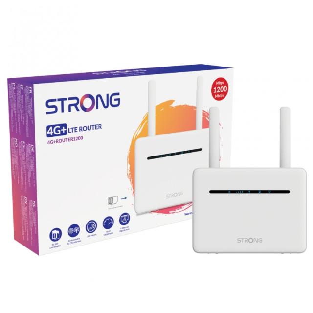 Strong - 4G+ROUTER1200 router de telefonía/puerta de enlace/módem Router de red móvil