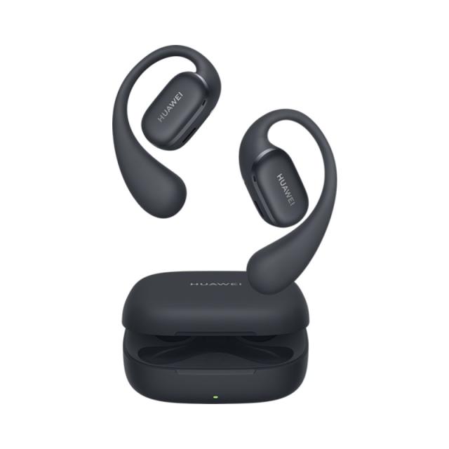 Huawei - FreeArc Auriculares Inalámbrico y alámbrico gancho de oreja Llamadas/Música USB Tipo C Bluetooth Negro