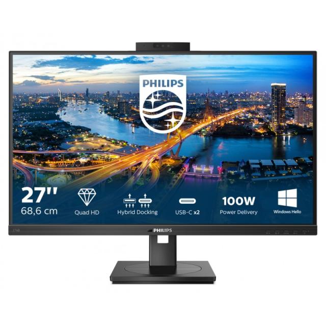 Philips - B Line 276B1JH/00 pantalla para PC 68,6 cm (27") 2560 x 1440 Pixeles Quad HD LCD Negro