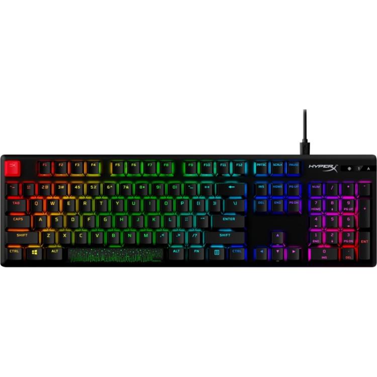 HyperX - Teclado mecánico gaming Alloy Origins PBT HX rojo