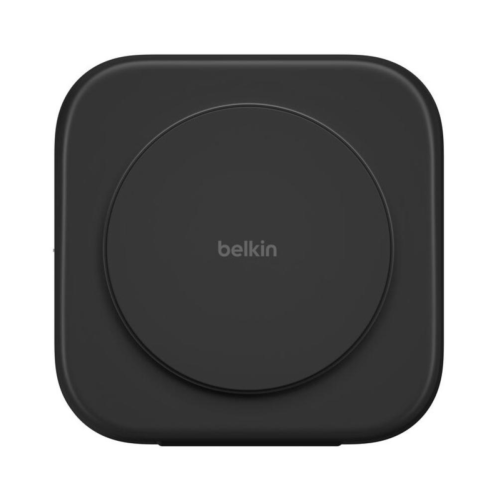 Belkin - BoostCharge Pro Auriculares, Smartphone, Reloj inteligente Negro Corriente alterna, USB Cargador inalámbrico Carga rápi