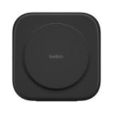 Belkin - BoostCharge Pro Auriculares, Smartphone, Reloj inteligente Negro Corriente alterna, USB Cargador inalámbrico Carga rápi