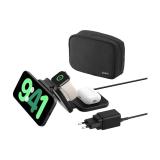 Belkin - BoostCharge Pro Auriculares, Smartphone, Reloj inteligente Negro Corriente alterna, USB Cargador inalámbrico Carga rápi
