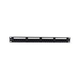 Phasak - Patch panel 19" 24P Cat.6 UTP RJ45 DUAL 1U + Organizador - PU 2424
