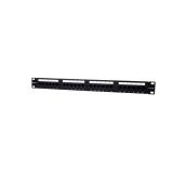 Phasak - Patch panel 19" 24P Cat.6 UTP RJ45 DUAL 1U + Organizador - PU 2424