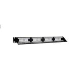 Phasak - Patch panel 19" 24P Cat.6 UTP RJ45 DUAL 1U + Organizador - PU 2424