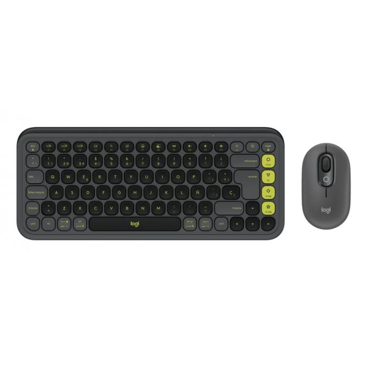 Logitech - 920-013118 teclado Ratón incluido Universal Bluetooth QWERTY Español Grafito